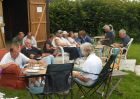 Members enjoying a delicious lunch