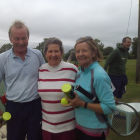 Winners of the June Tournament having been presented with their prizes